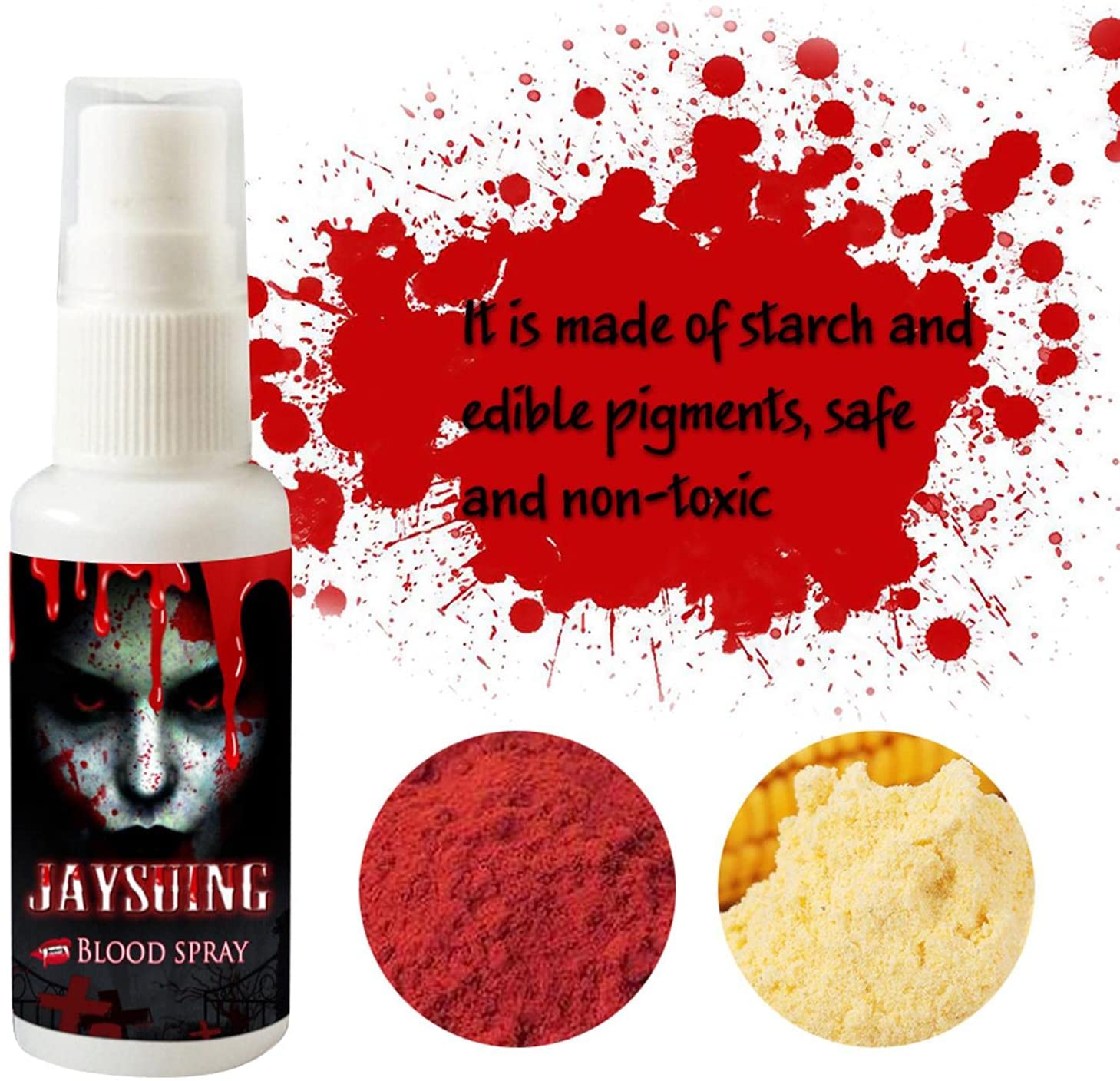 Tengan Fake Blood Spray, Halloween Vampire Realistic Artificial Blood, 30ML- for Theater and Costume