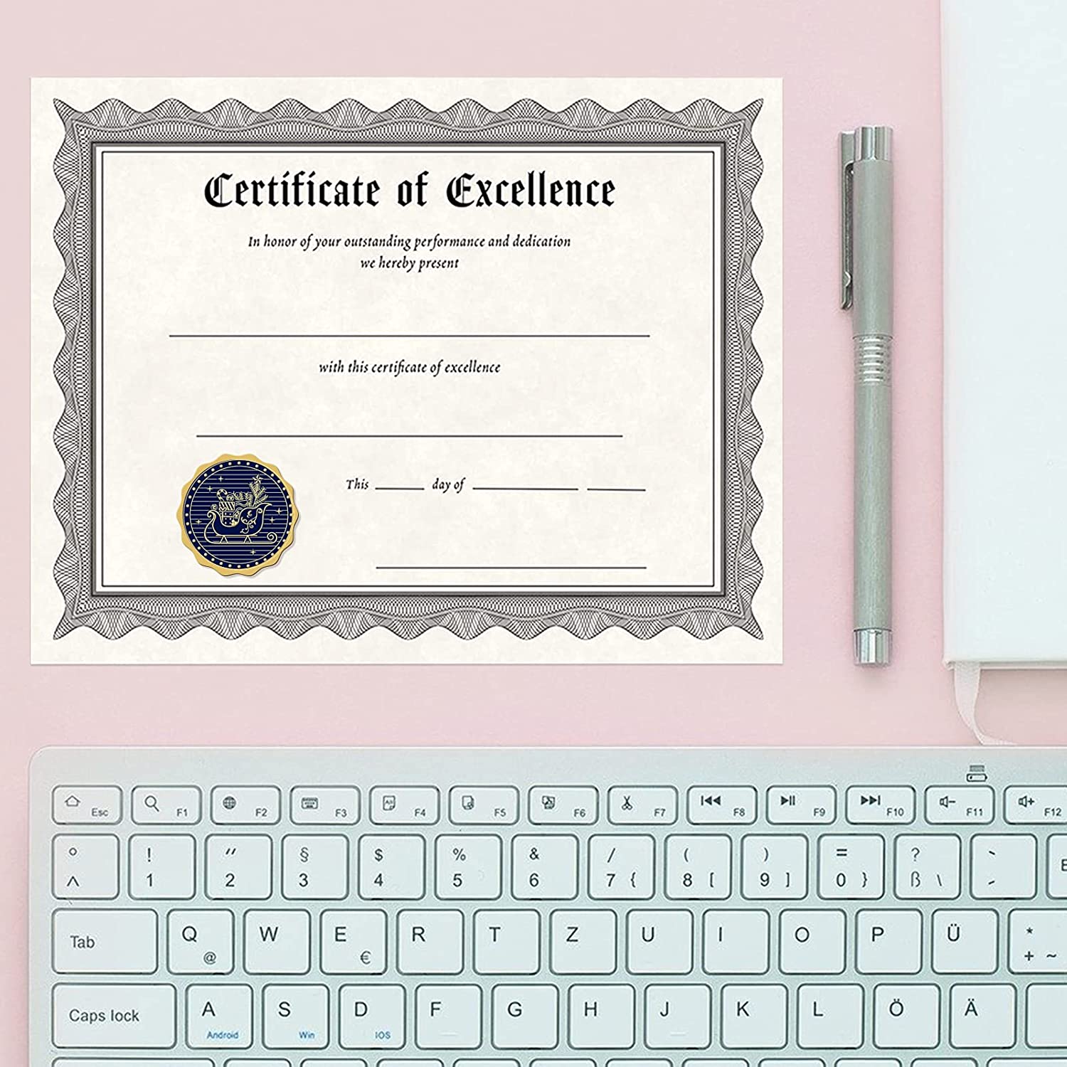 CRASPIRE Gold Foil Certificate Seals 2