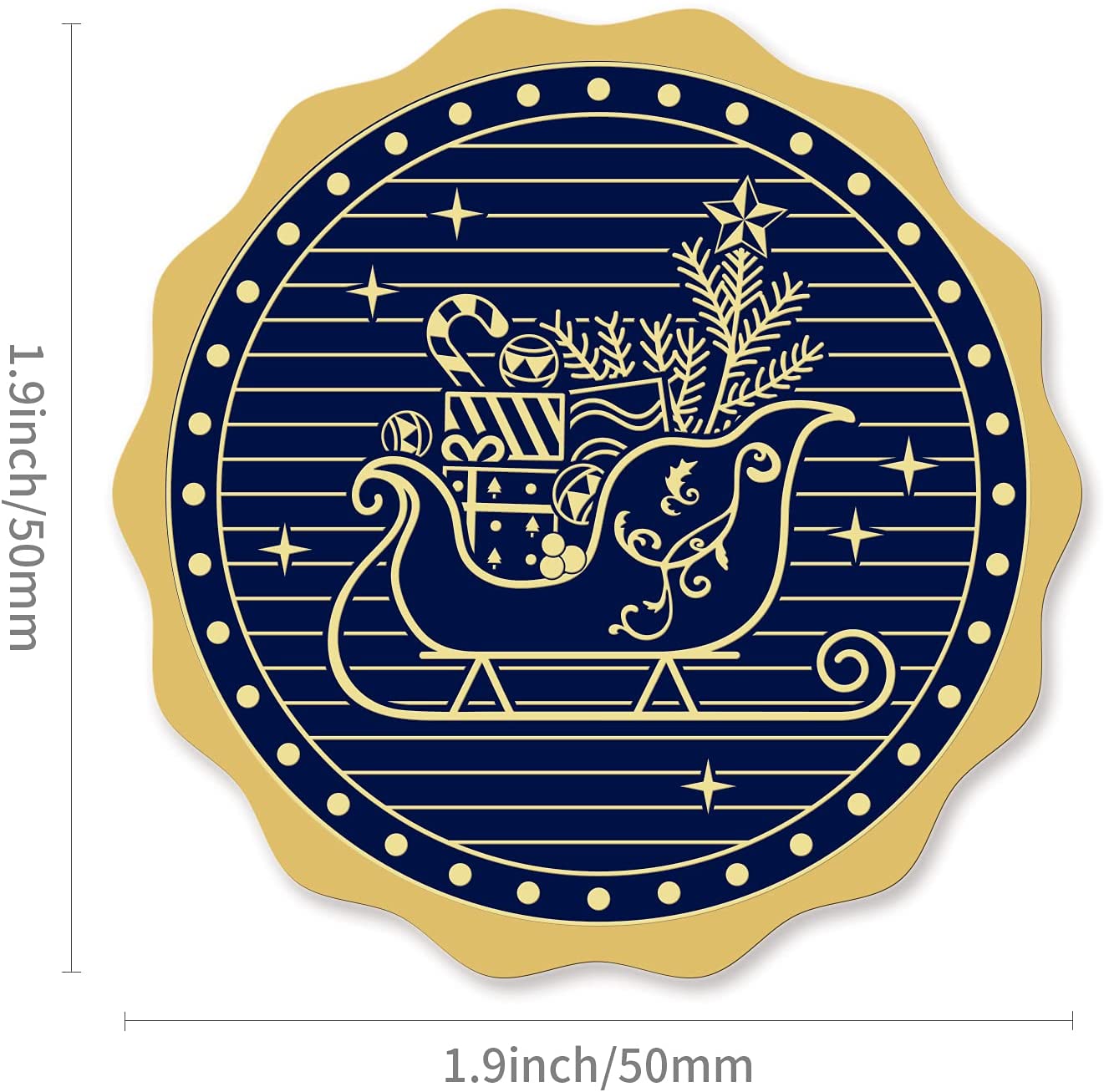 CRASPIRE Gold Foil Certificate Seals 2