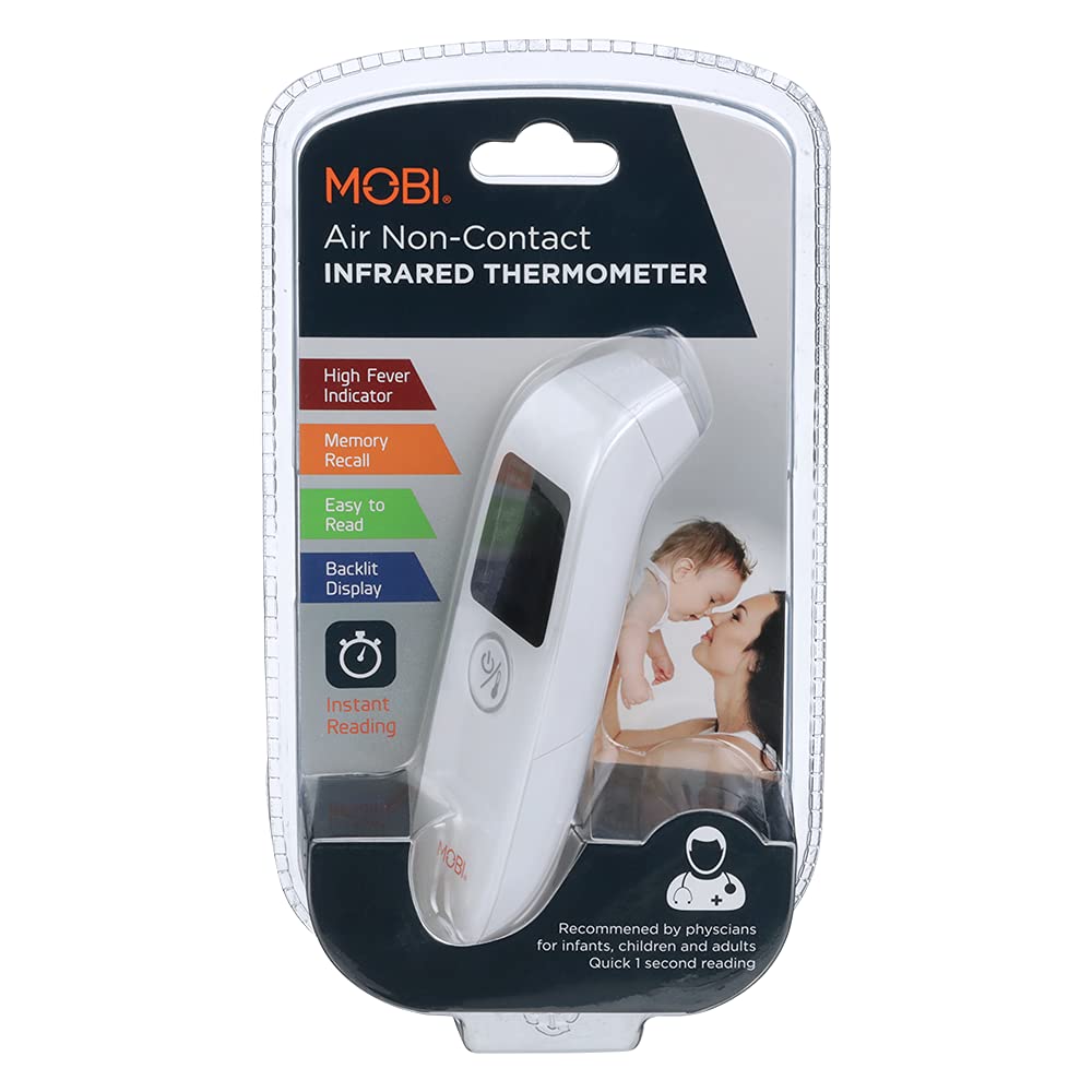 Air NonContact Forehead Thermometer W/ Integrated Distance Sensor