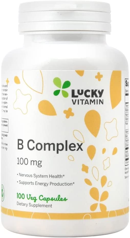 LuckyVitamin - B Complex 100 mg. - 100 Veg Capsules