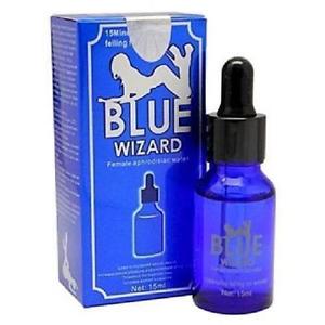 Blue Wizard Female Enhancement Drops قطرات تعزيز أنثى المعالج الأزرق