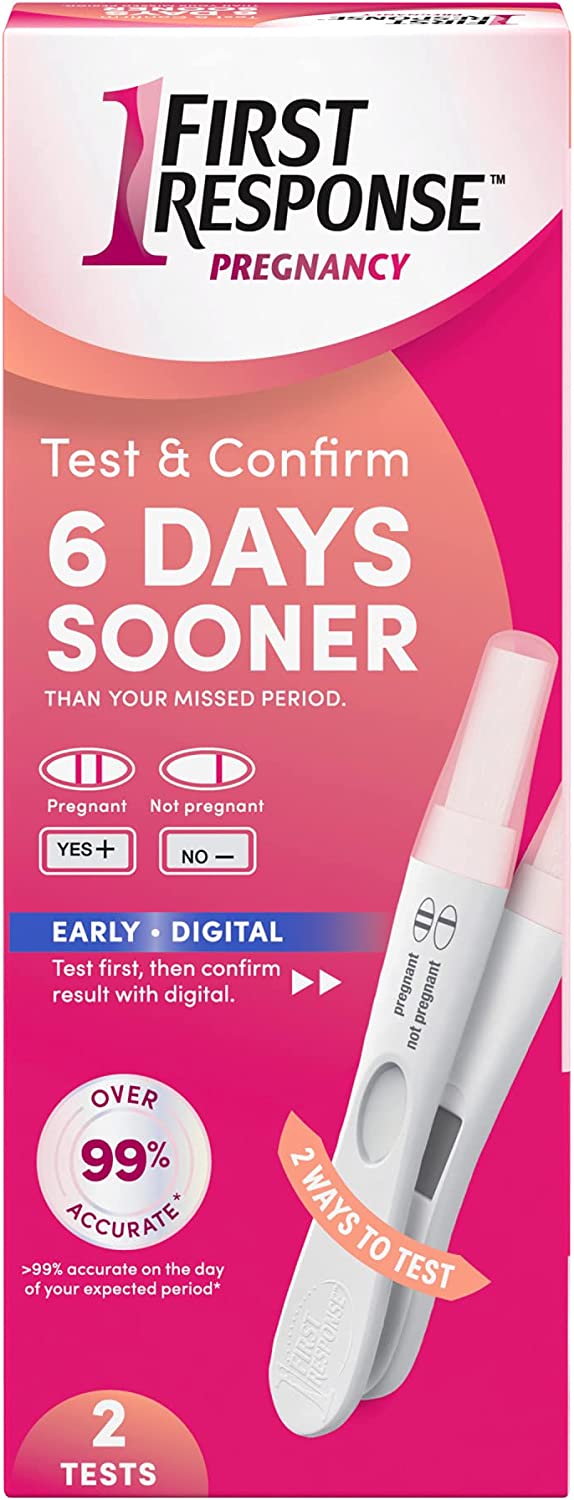 First Response Test & Confirm Pregnancy Test, 1 Line Test and 1 Digital Test Pack