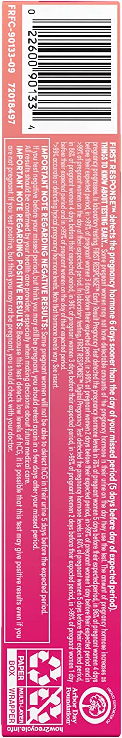 First Response Test & Confirm Pregnancy Test, 1 Line Test and 1 Digital Test Pack