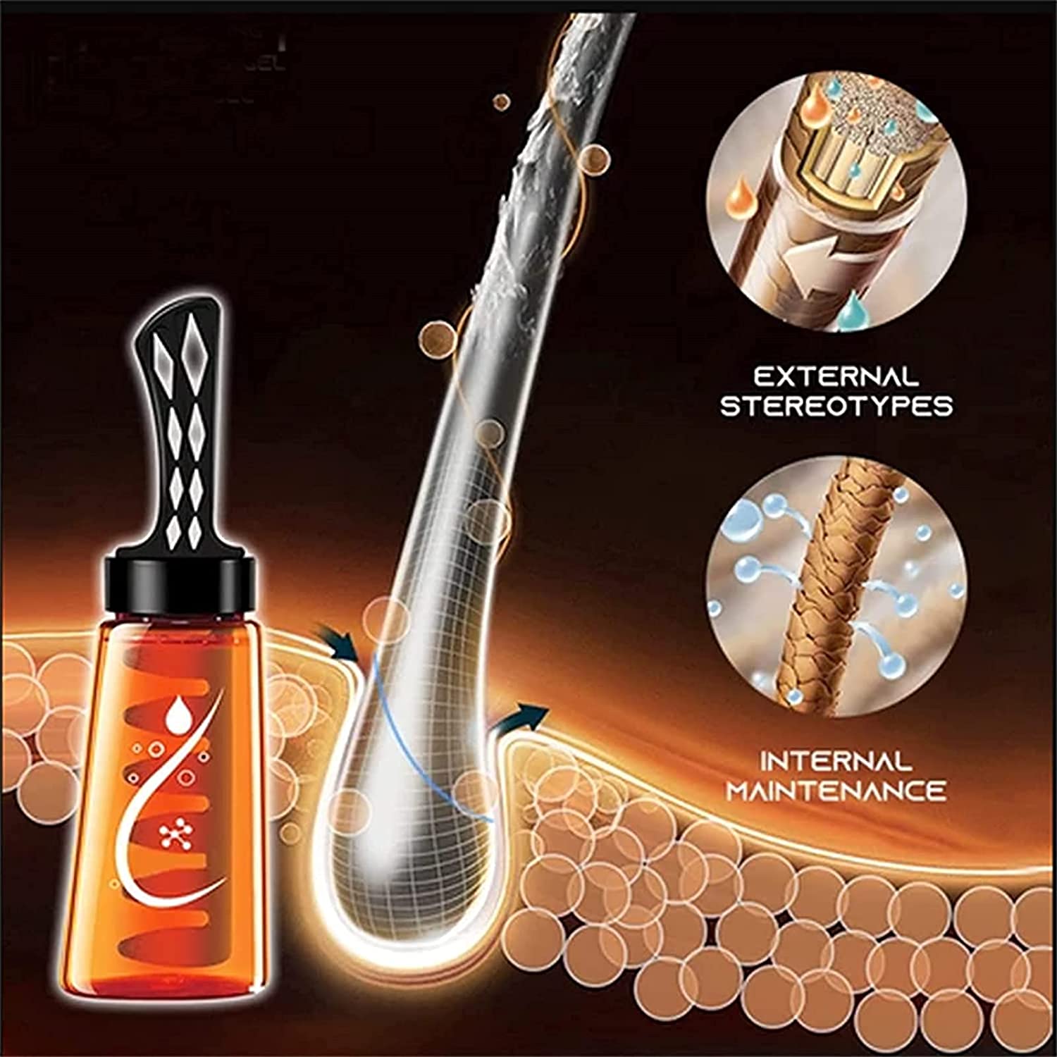 2in1 Men Hair Styling Gel With Comb, Hair Wax Gel ,Grooming Hairspray