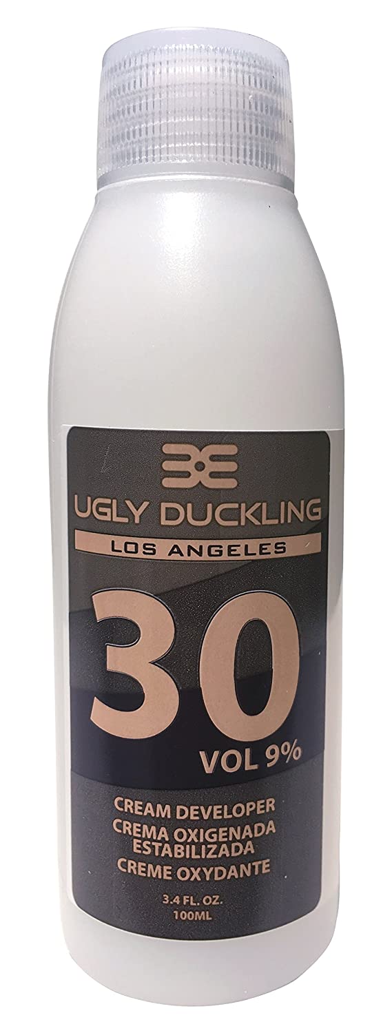 Ugly Duckling Los Angeles Professional 30 Volume (9%) CREAM DEVELOPER 3.4 oz (100 ml). TRIAL SIZE. F