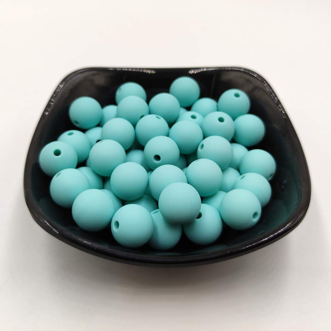 100pcs 12mm Silicone Round Loose Pearl Beads Shaped Woman Beaded Jewelry Stretchy Beads DIY Mom Jewe