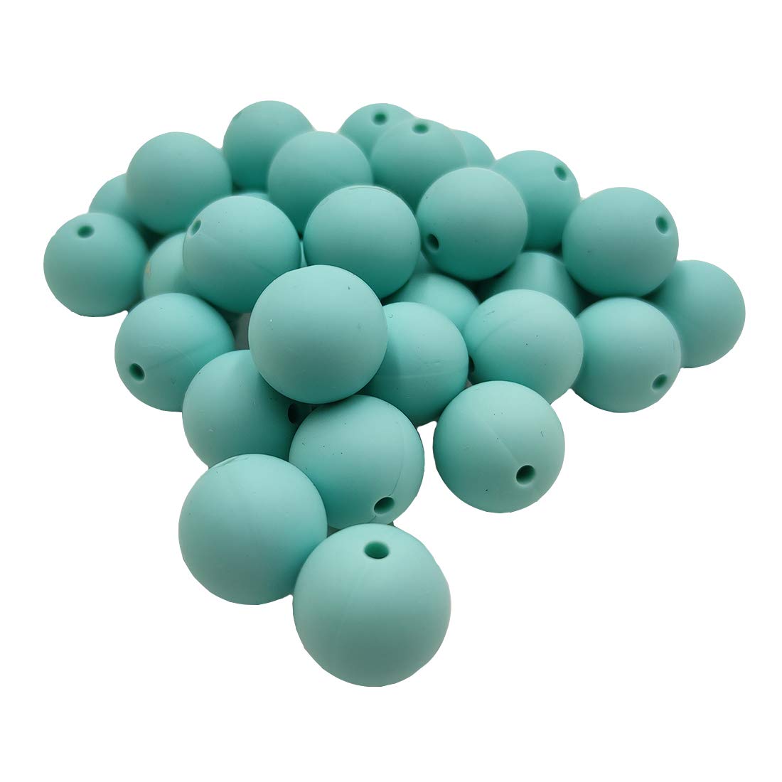 100pcs 12mm Silicone Round Loose Pearl Beads Shaped Woman Beaded Jewelry Stretchy Beads DIY Mom Jewe