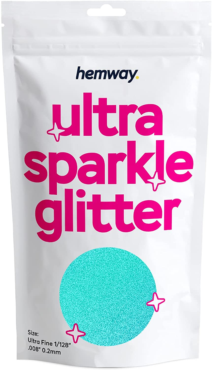 Hemway Premium Ultra Sparkle Glitter Multi Purpose Metallic Flake for Arts Crafts Nails Cosmetics Re