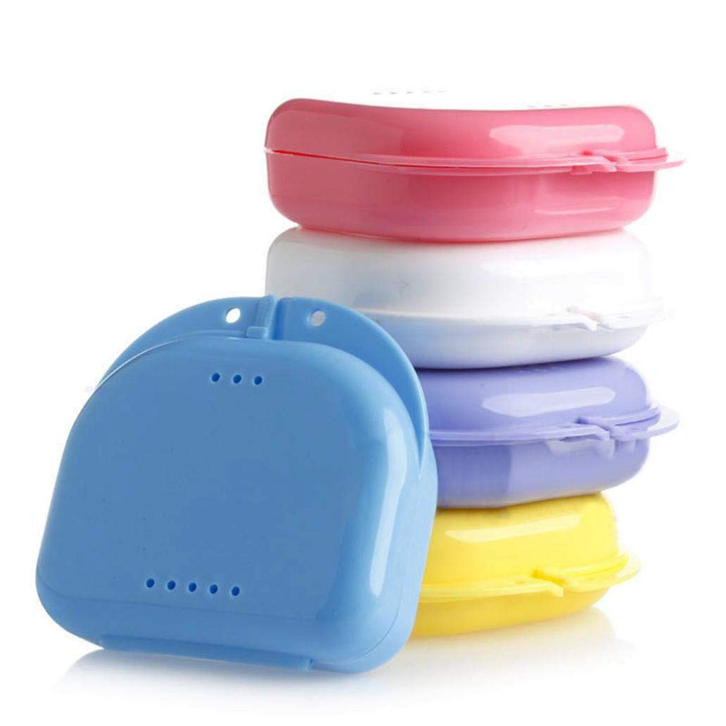 1 Pc Dental Retainer Denture False Tooth Storage Case Box Mouthguard Container
