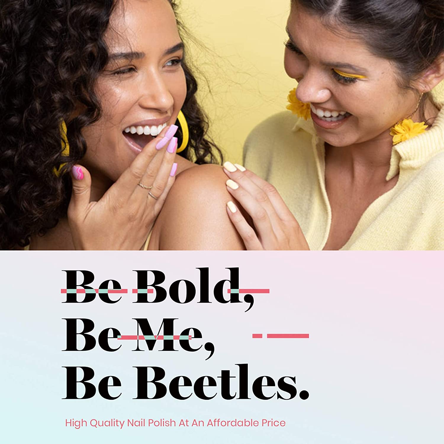 Beetles Gel Nail Polish, Unicorn Collection Pastel Color Soak off Nail Gel Polish Baby Blue Yellow N