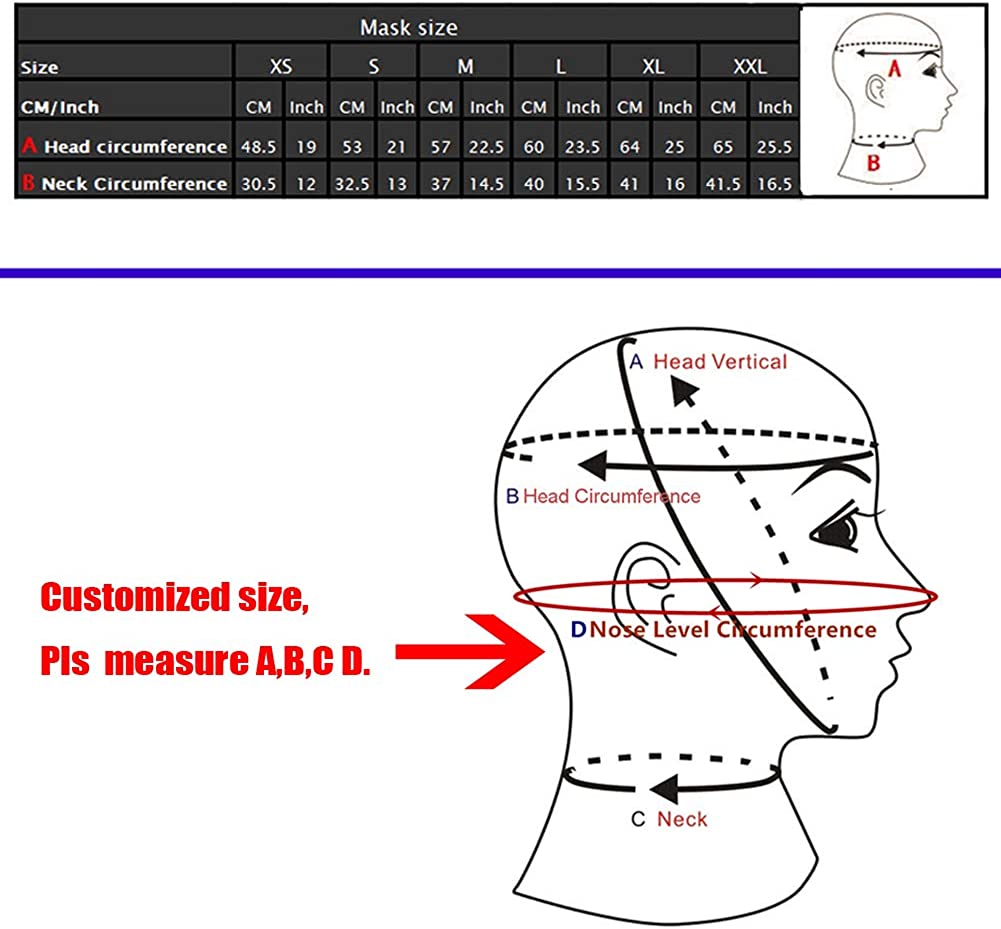 Latex Hood Mask for Women Rubber Mouth Mask with Nostril Cosplay Games Latex Mask
