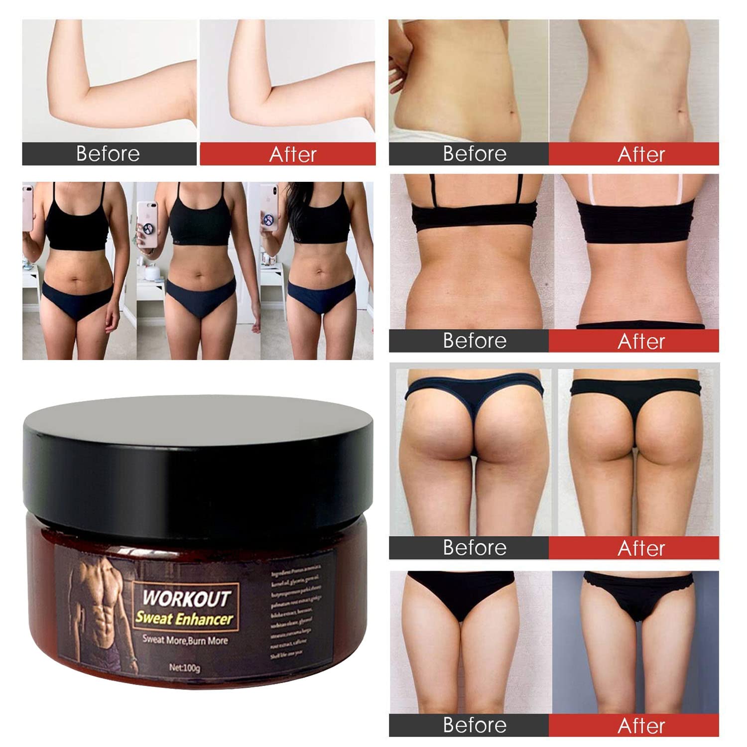 Fat Burn Cream for Belly, Hot Cream, Slimming Cream, Body Sculpting Cellulite Workout Cream, Abdomen