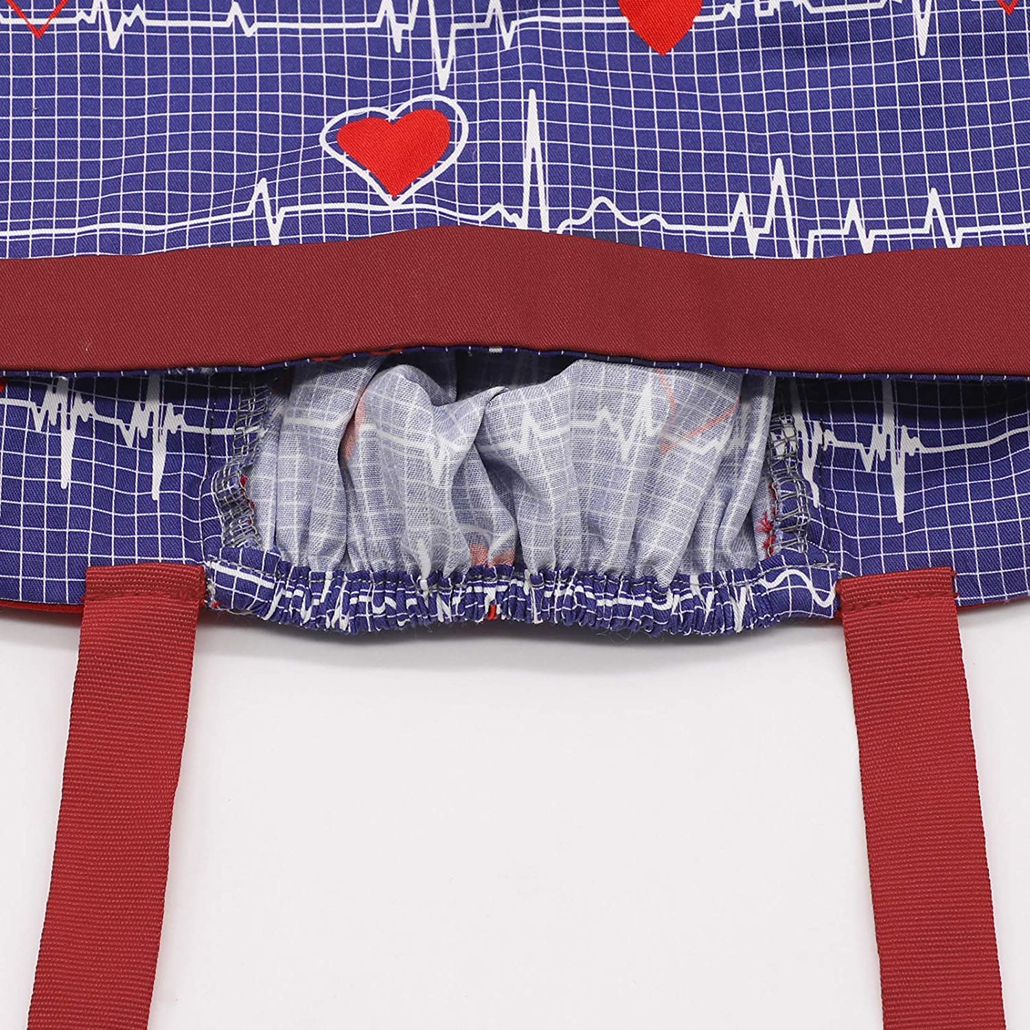 Working Cap with Buttons, Women Long Hair Work Hats, Adjustable Working Hat with Sweatband, Cotton P