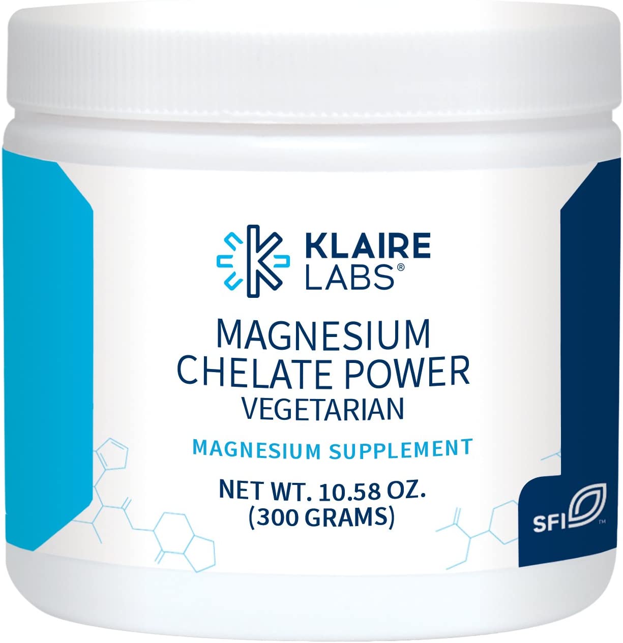 Klaire Labs Magnesium Chelate Powder FastDissolving 200 Milligrams