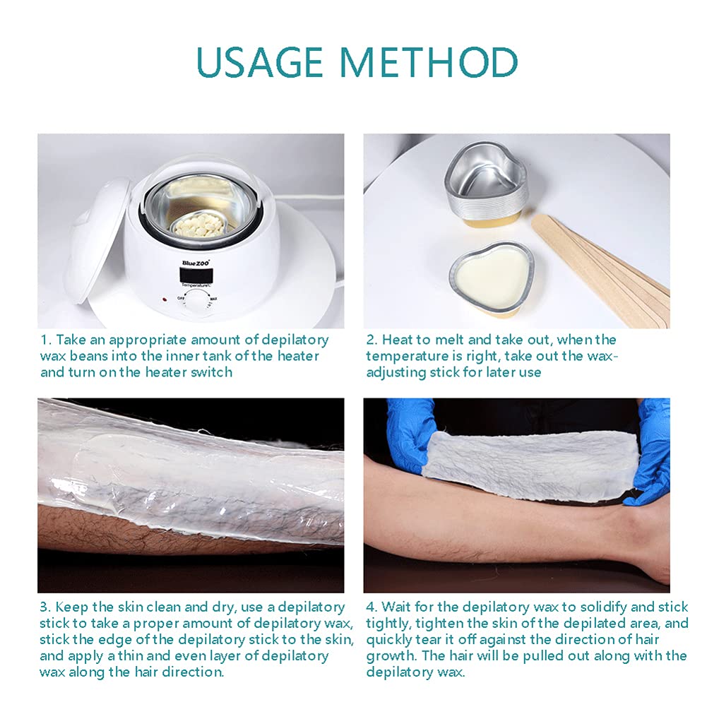 Hotiary 10 Colors Hair Removal Wax Beans Hard Wax Beans Pack Hair Removal Hard Wax Beans Waxing Bead