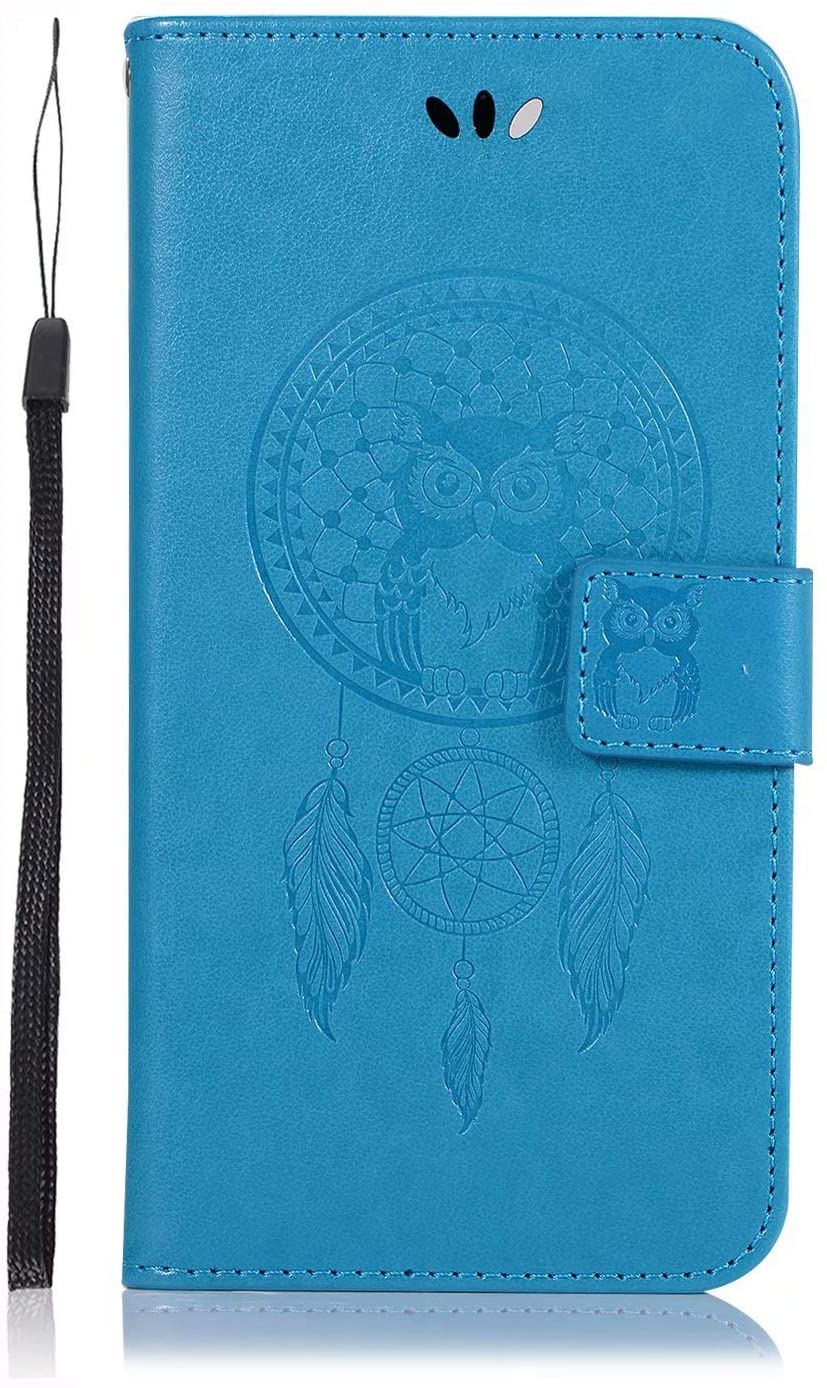 for Samsung Galaxy Note 10 Case, Shockproof PU Leather Flip Case Notebook Wallet Cover Embossed Cute