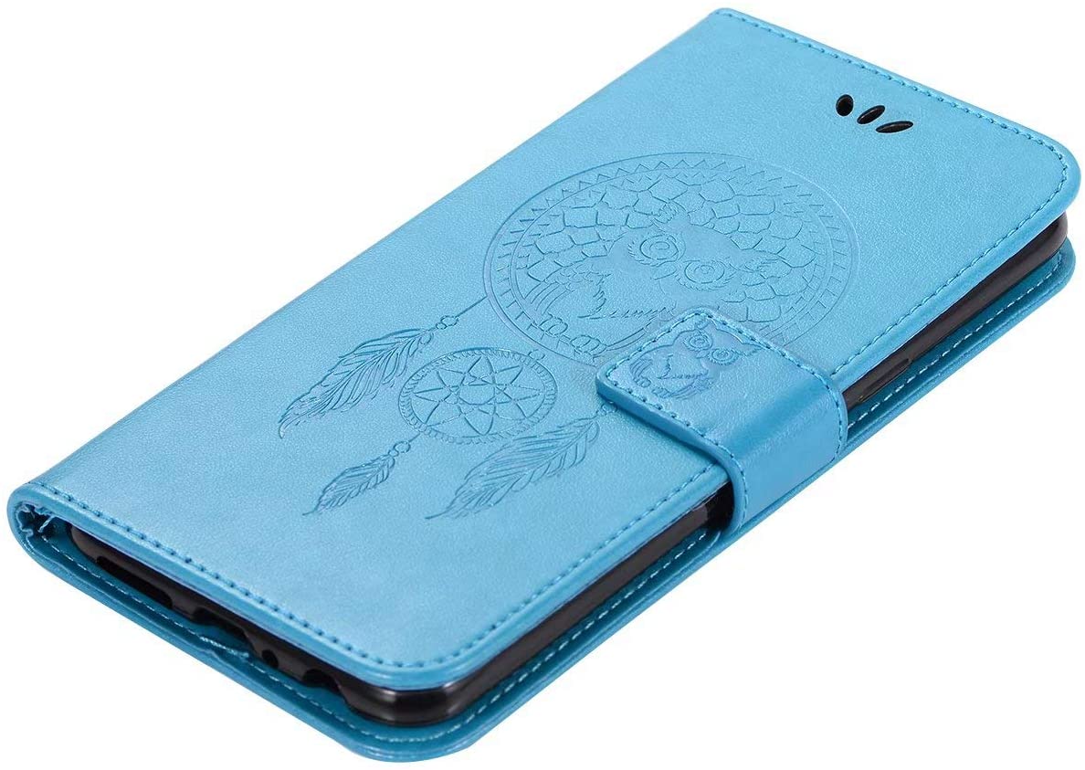 for Samsung Galaxy Note 10 Case, Shockproof PU Leather Flip Case Notebook Wallet Cover Embossed Cute