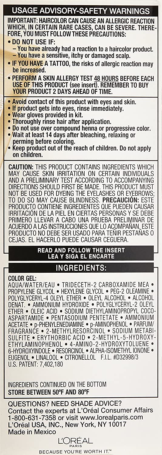 L'Oreal Superior Preference, 5-1/2 AM Medium Copper Brown 1 ea (Pack of 2)