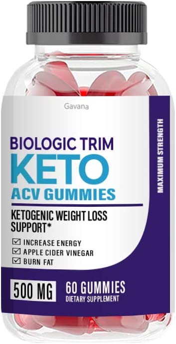 Biologic Trim ACV Gummies - (Single Bottle, 60 Gummies)