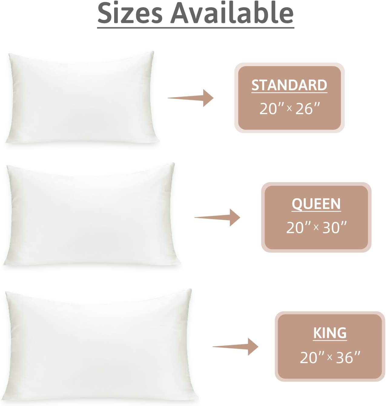 ATreebag 100% Mulberry Silk Pillowcase for Hair and Skin, Double Sided 19 Momme 600 Thread Count Pur