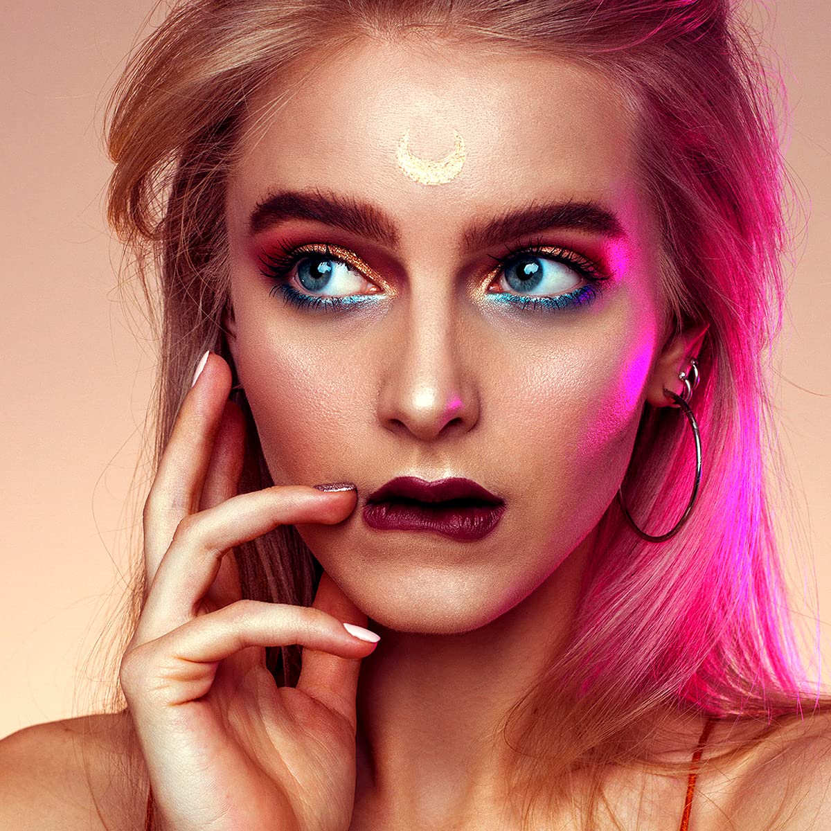 Eyeshadow Lipstick Blush Nail Eyebrow Glitter, Matte Shimmer Metallic Highlight Powder, Delicate Lon