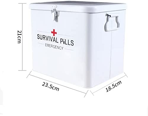 ZOUJIANGTAO Medicine Lock Box for Safe Storage of Medicines-Child Safety Prescription Bottle Storage