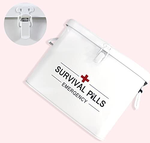 ZOUJIANGTAO Medicine Lock Box for Safe Storage of Medicines-Child Safety Prescription Bottle Storage