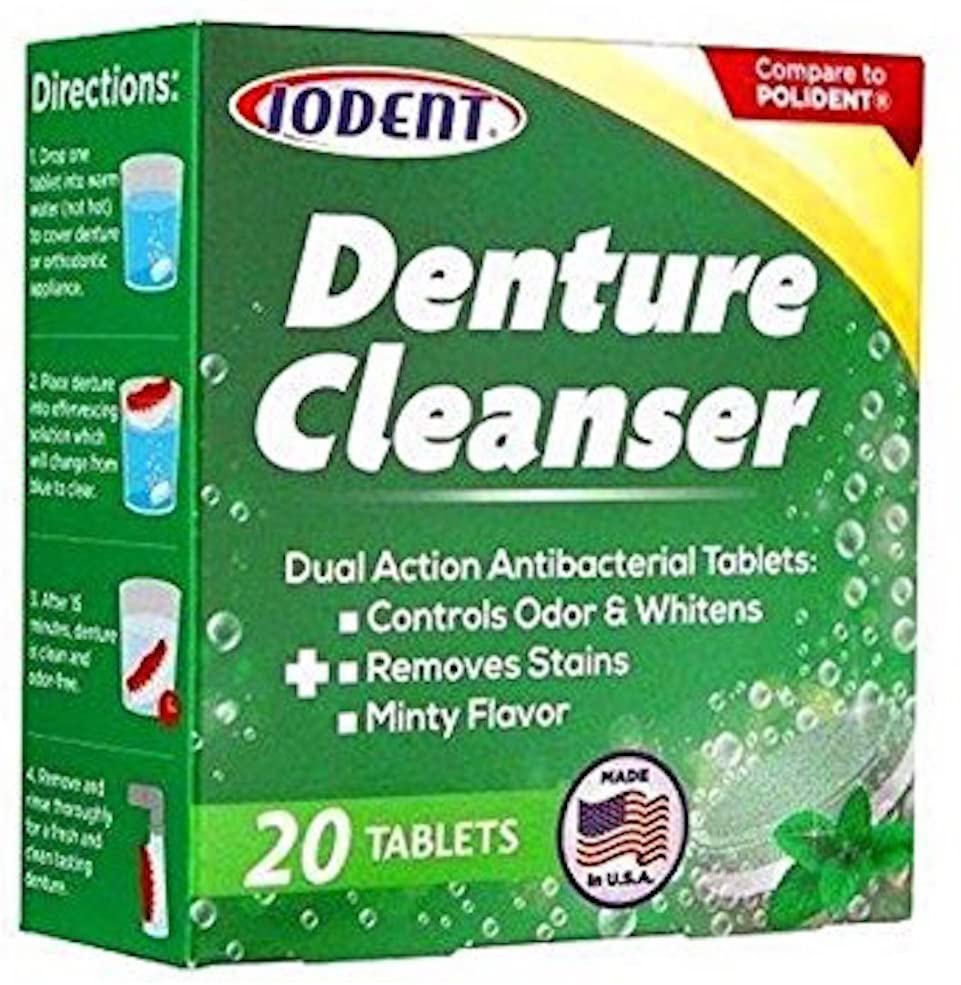 Denture Cleaner Tablets Bulk Case of 24, 480 Tablets