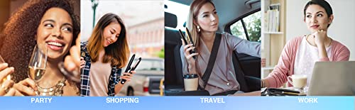 TI Style Cordless Hair Straightener and Steamer – USB Rechargeable Professional Steam Flat Iron an