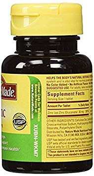 Nature Made Zinc 30 mg - 100 Tablets, Pack of 3
