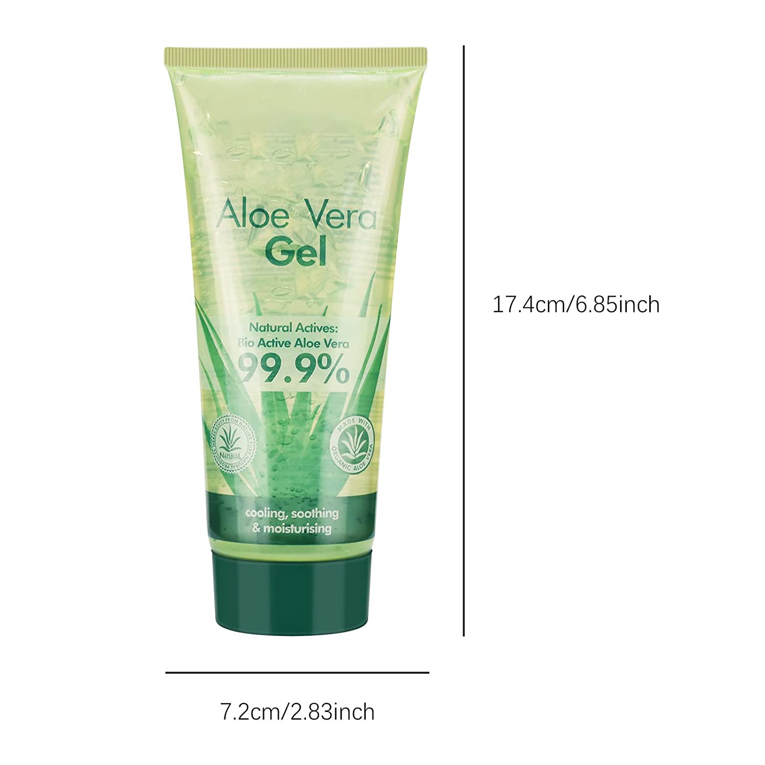 FREEORR Aloe Vera Gel，Deeply Hydrating and Skincare, Oil Control, Shrink Pores, Soothing & Cooling