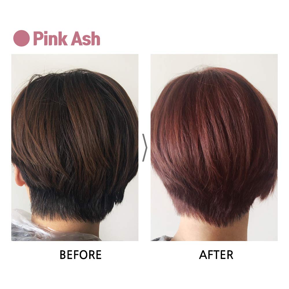 MASIL Dual Show Color & Lifting Semi-Permanent Hair Color Dye Kit 5.3oz 3 PACKS (Pink Ash)