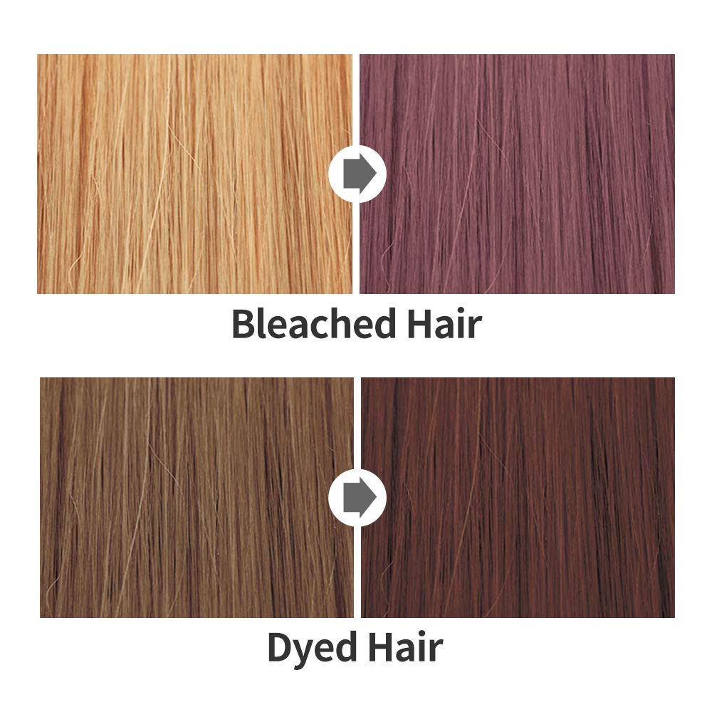 MASIL Dual Show Color & Lifting Semi-Permanent Hair Color Dye Kit 5.3oz 3 PACKS (Pink Ash)