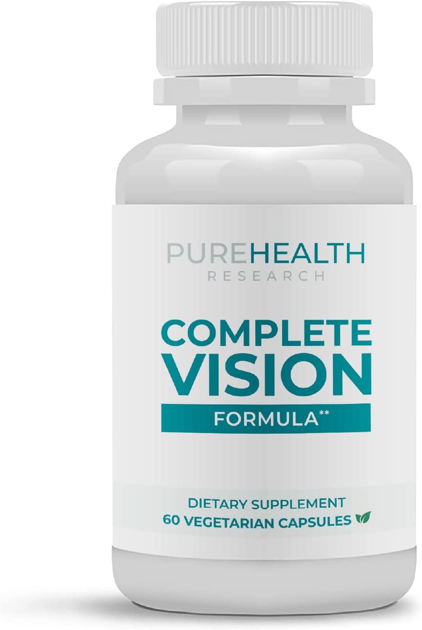 Complete Vision Formula - Eye and Vision Health Support with Lutein, Zeaxanthin and Bilberry - Suppo