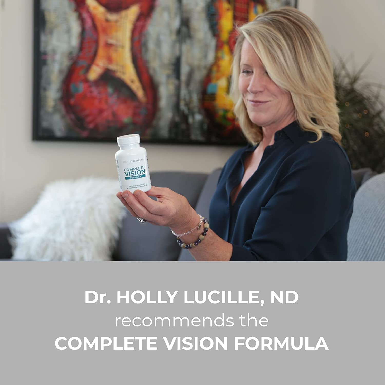 Complete Vision Formula - Eye and Vision Health Support with Lutein, Zeaxanthin and Bilberry - Suppo