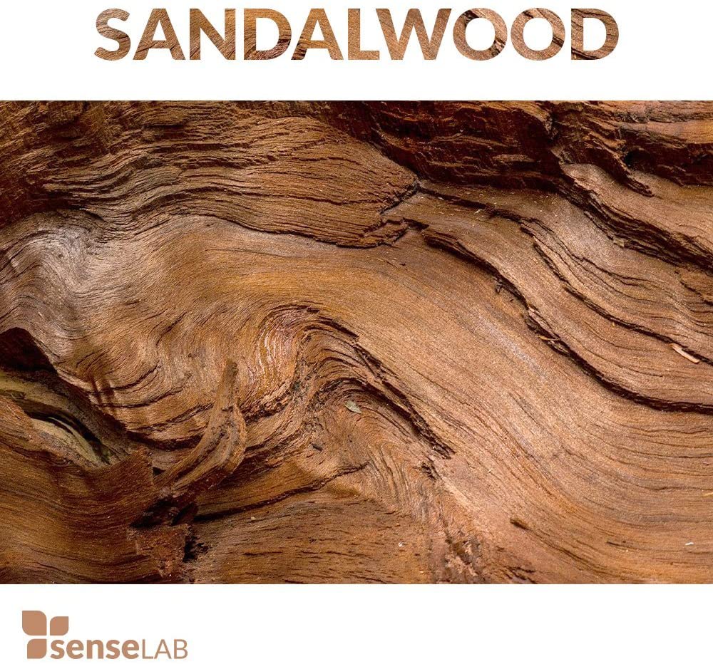 SenseLAB Sandalwood Essential Oil - Made in India - 100 % Pure Extract Sandalwood Oil Therapeutic Gr