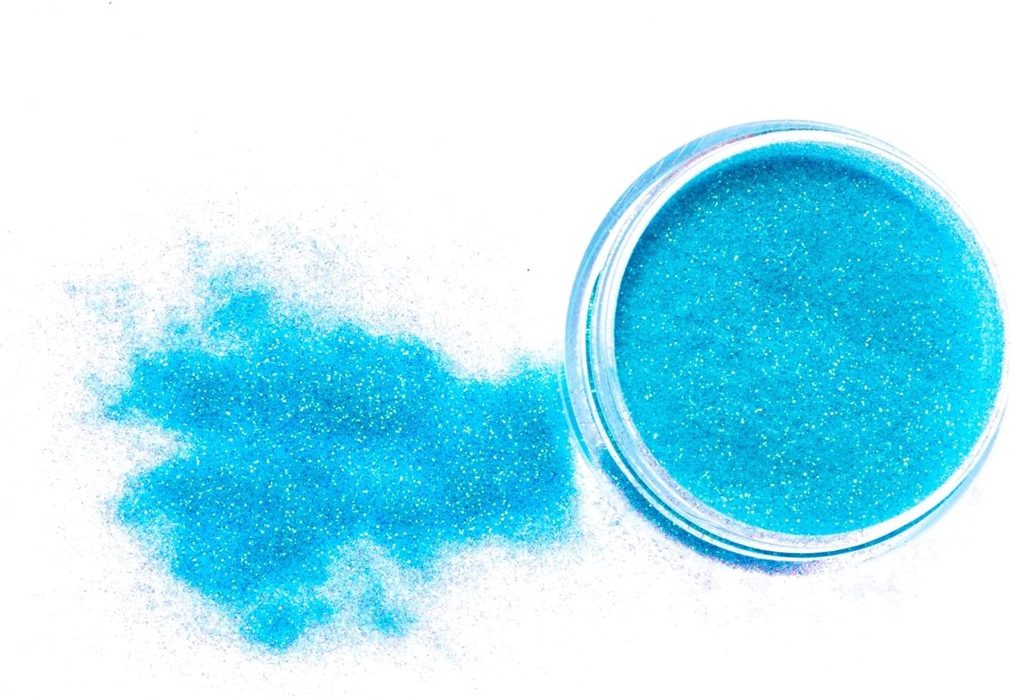 Slice of the Moon | Sky Blue Neon Crystal Glitter Powder, 0.35oz (10g) | for Professional or Persona
