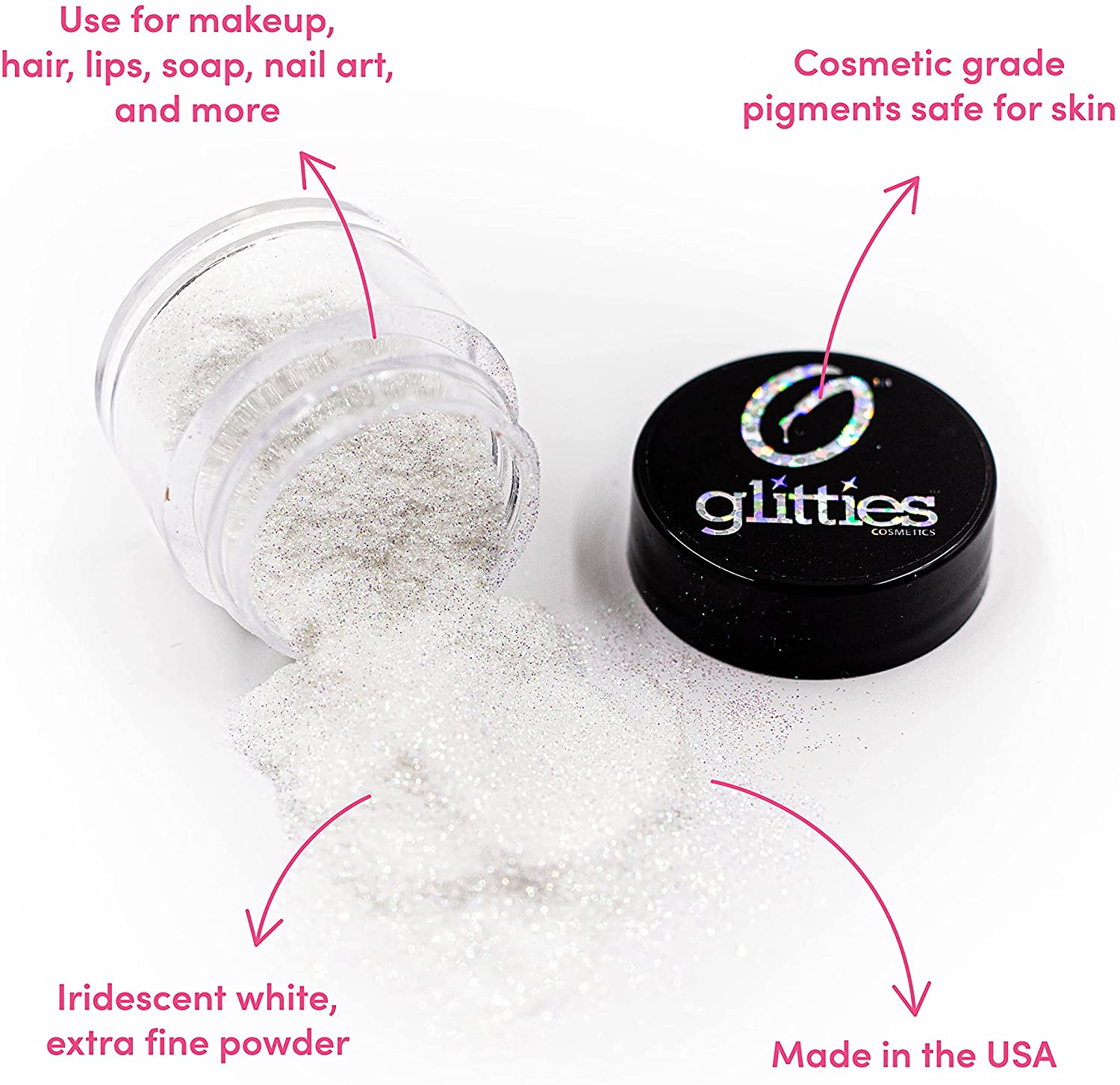GLITTIES - ICY Mint - Cosmetic Grade Extra Fine (.006