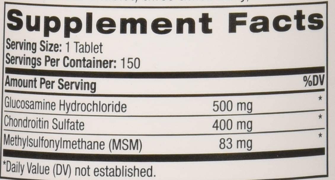 Natrol Glucosamine/Chondrtn Msm 150 Tab5