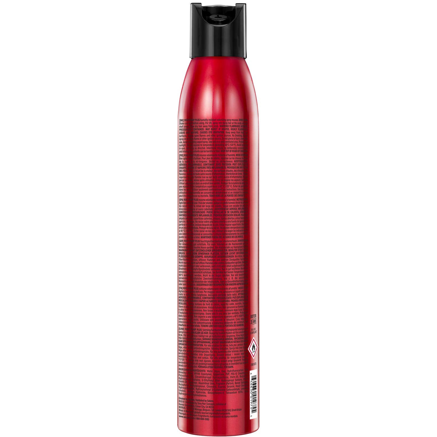 SexyHair Big Root Pump Plus Humidity Resistant Volumizing Spray Mousse Volume with High Hold