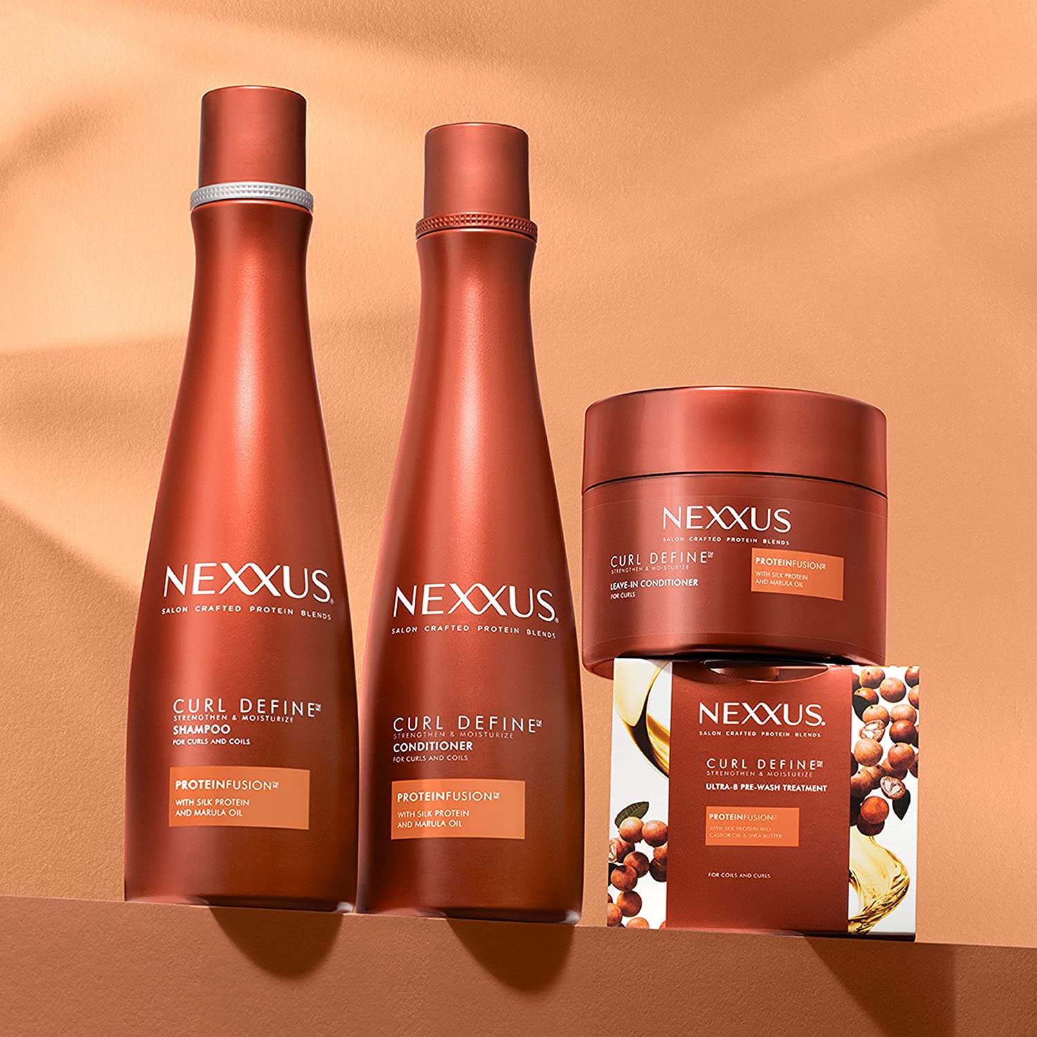 Nexxus Curl DefineCurl Define Shampoo Sulfate free For Curly & Coily Hair with ProteinFusion Curl En