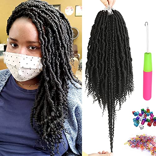 Bomb Twist Crochet Hair 6 Packs 14inch Passion Twist Hair Spring Twist Hair Mini Passion Twist Hair 