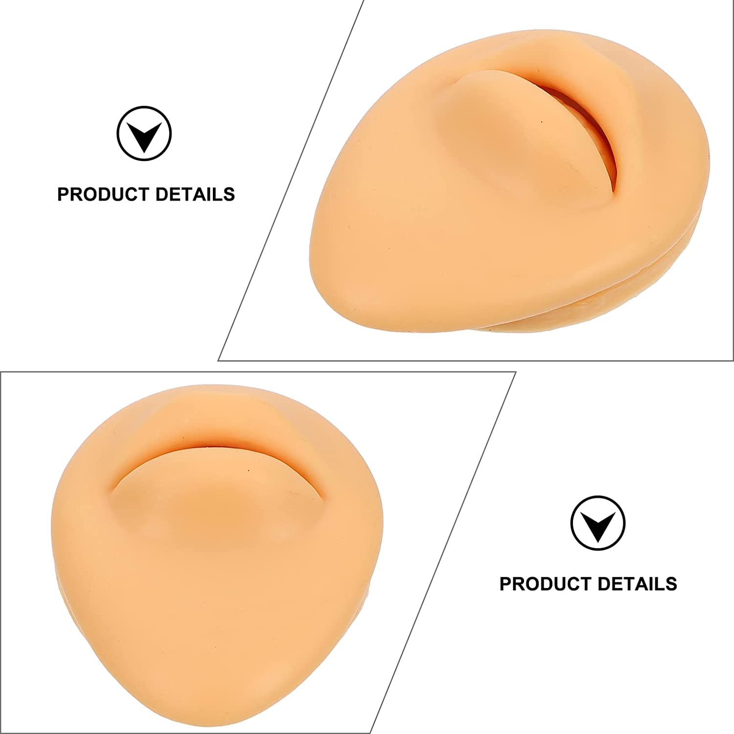 DOITOOL Soft Silicone Flexible Model Piercing Practice Model Body Part Acupuncture Model Human Silic