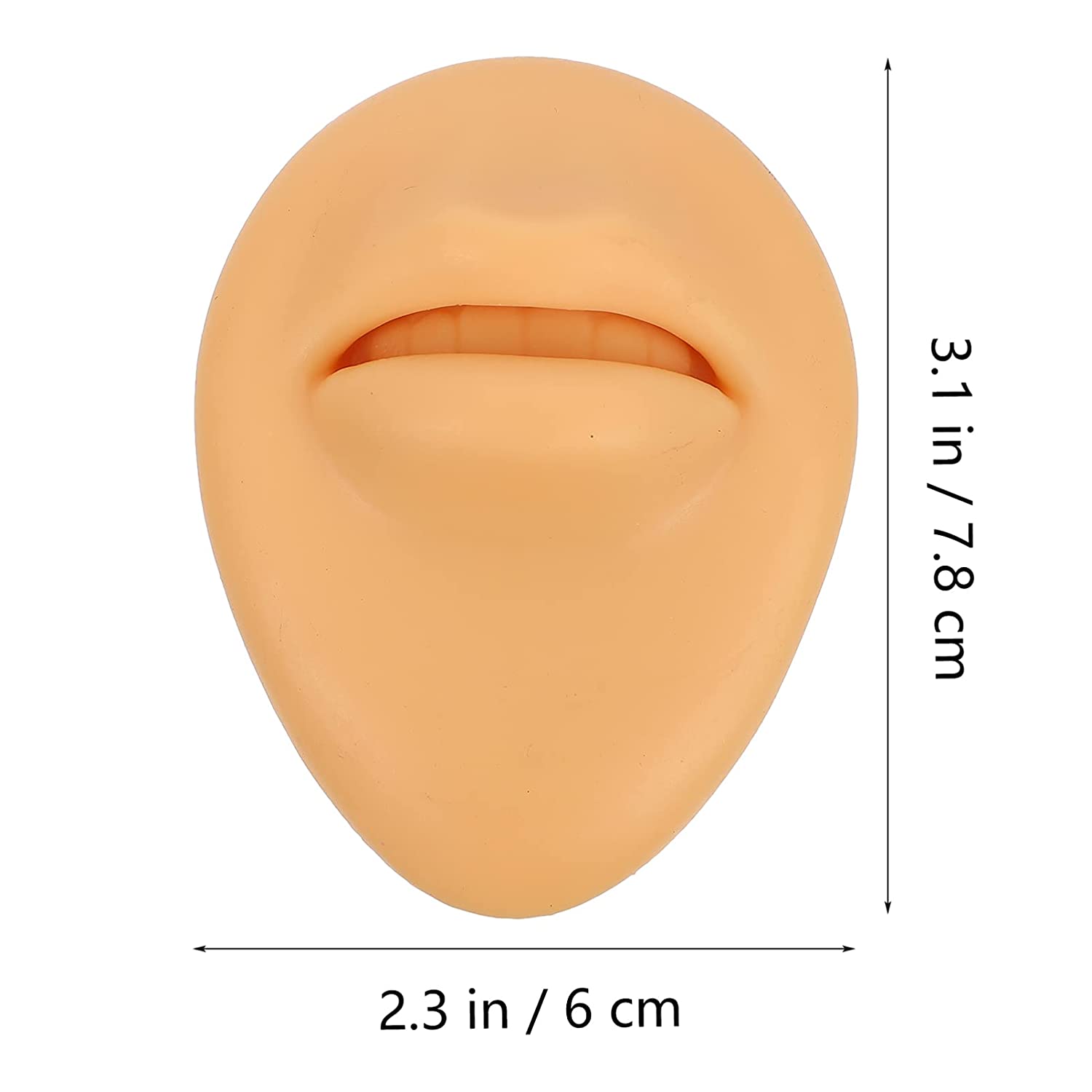 DOITOOL Soft Silicone Flexible Model Piercing Practice Model Body Part Acupuncture Model Human Silic