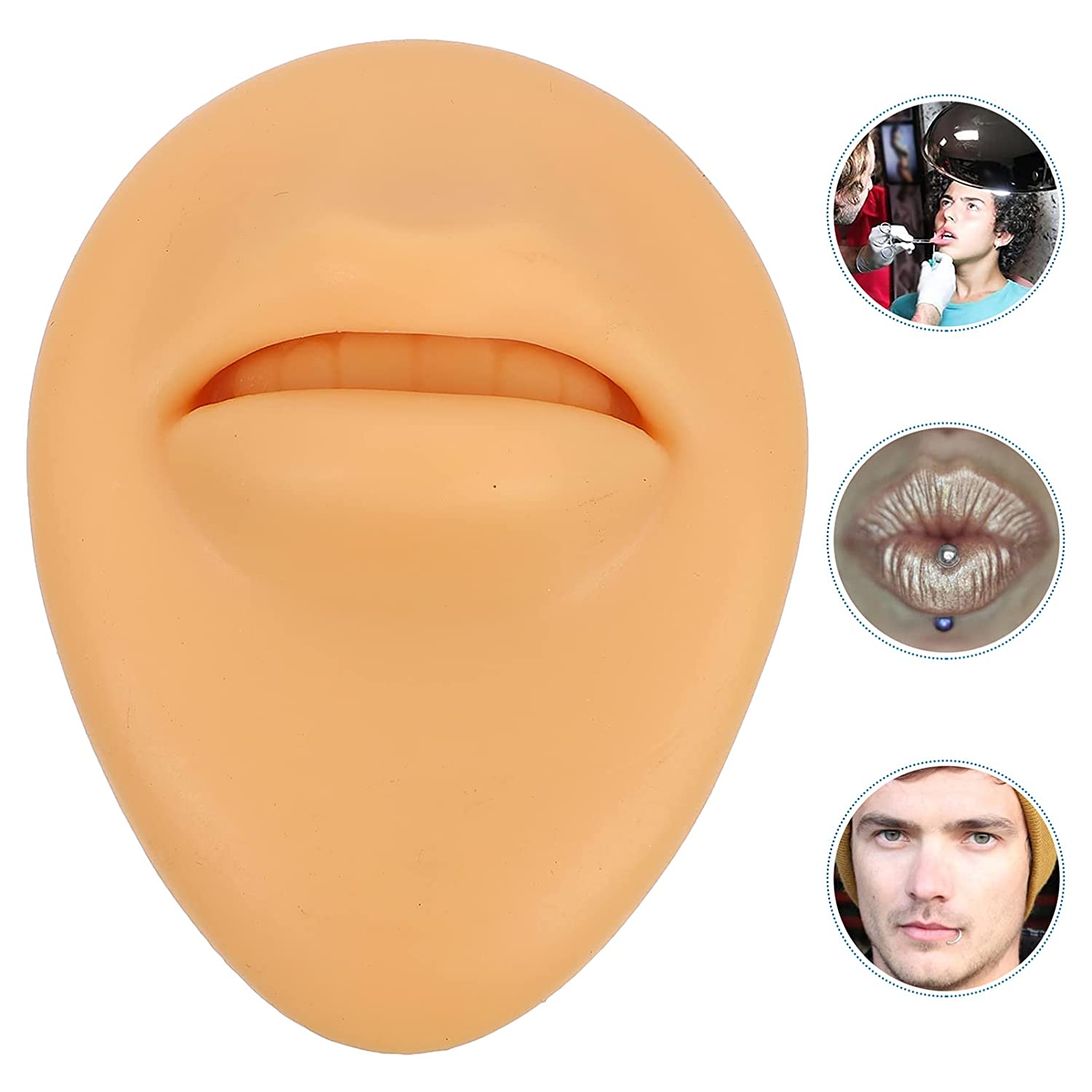 DOITOOL Soft Silicone Flexible Model Piercing Practice Model Body Part Acupuncture Model Human Silic