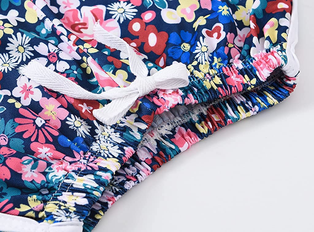 Allesgut Girls' Athletic Shorts Workout Shorts Assorted Pattern for 3-8 Years