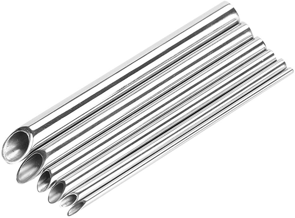 Stainless Steel Piercing Receiver with Receiving Tube Body, Holding Piercing Tool for Jewelry and Ea