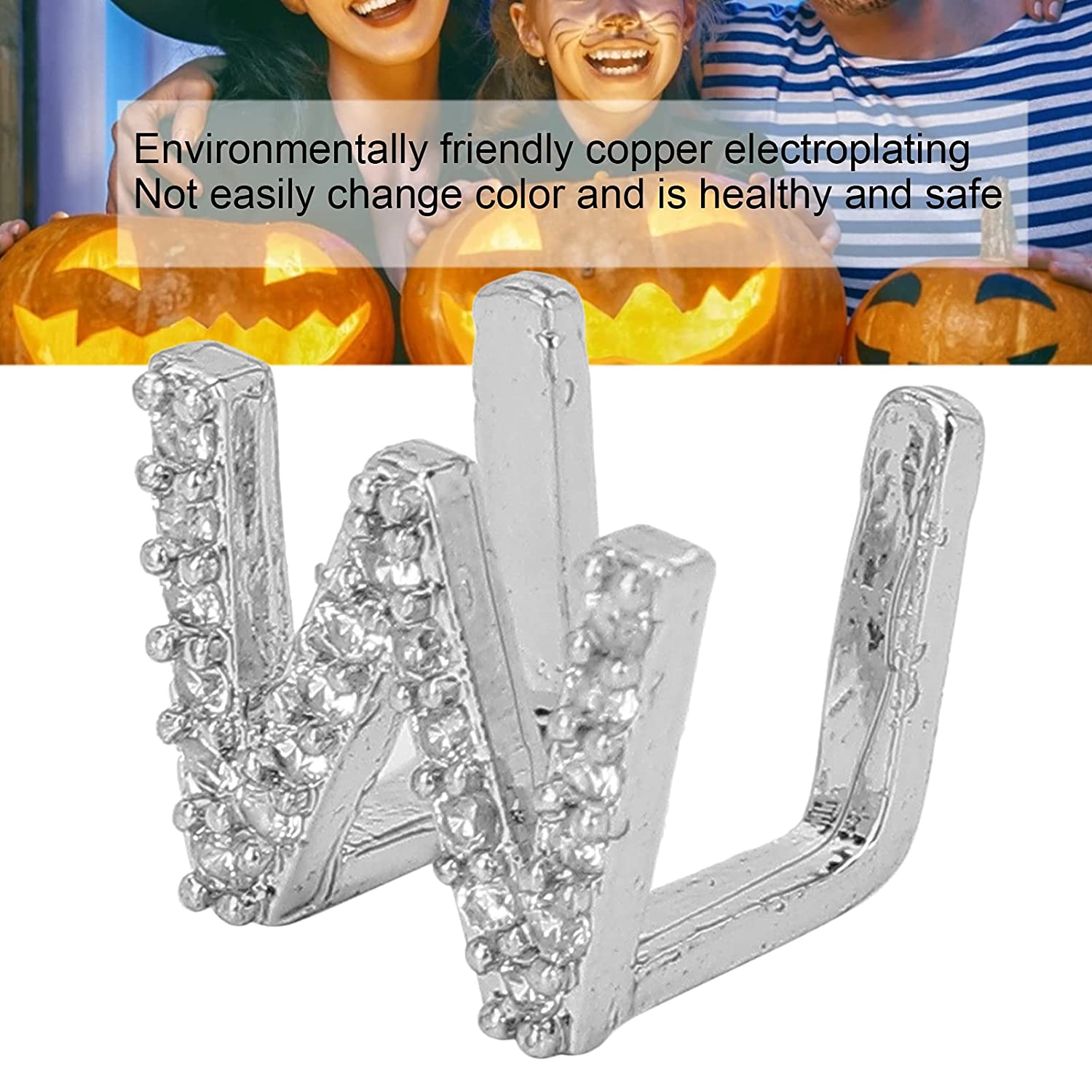 Single Hip Hop Teeth, Hip Hop Teeth, Initial Letters Teeth Halloween Dentures Ornaments Accessories