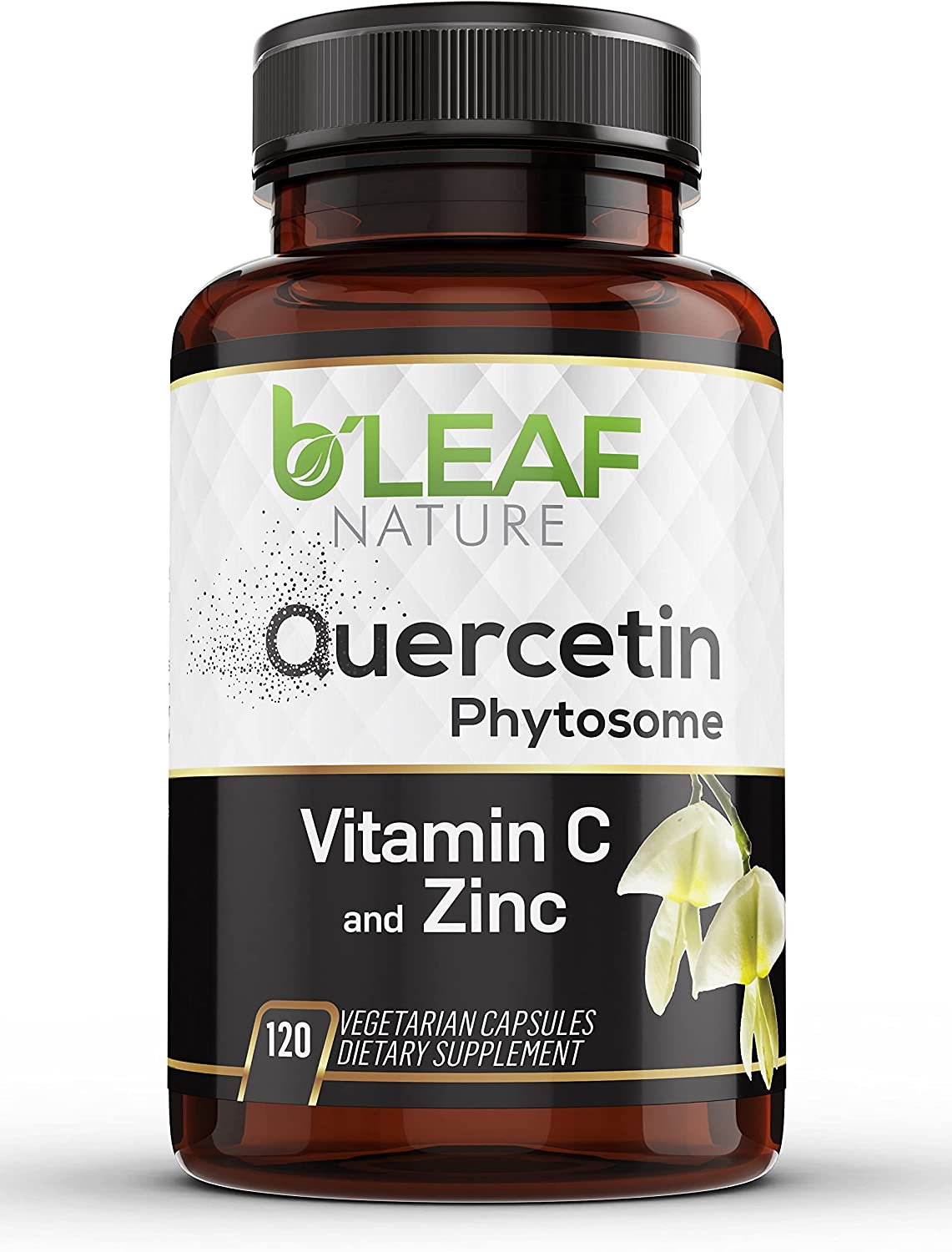 Quercetin Phytosome Vitamin C and Zinc Capsules - Super Absorption – Immune Support Complex – Re